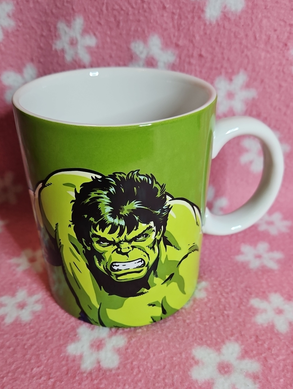Marvel Hulk Green Ceramic Mug with White Handle